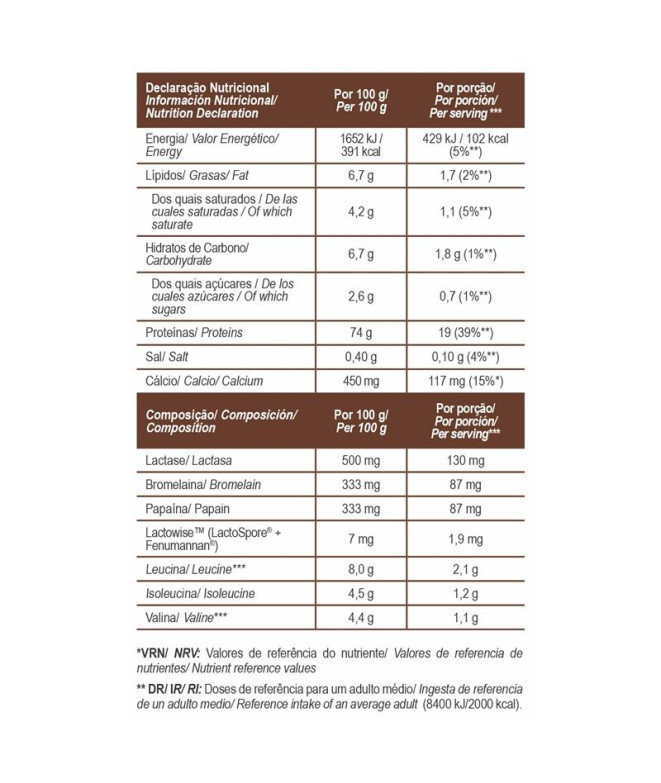 Proteína Gold Nutrition Total Whey Chocolate -...