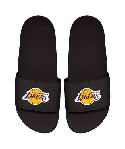 Tongs Islide Los Angeles Lakers Noir