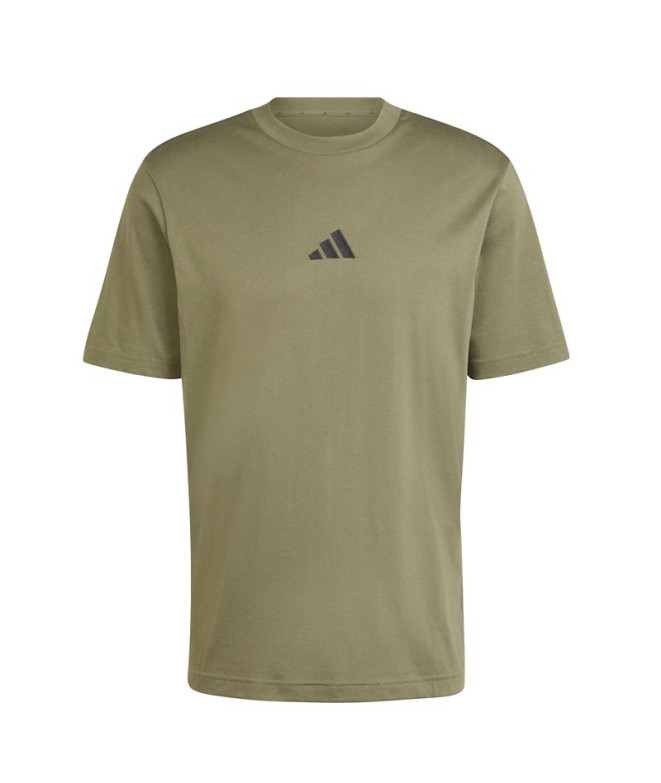 Camiseta adidas Sl Sj Hombre Verde Oscuro/Negro