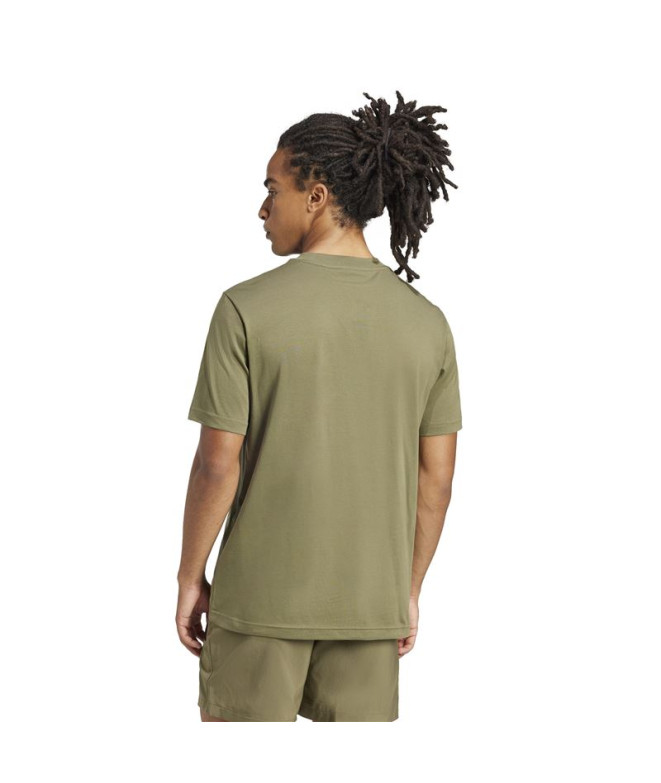 Camiseta adidas Sl Sj Homem Verde Escuro/Preto