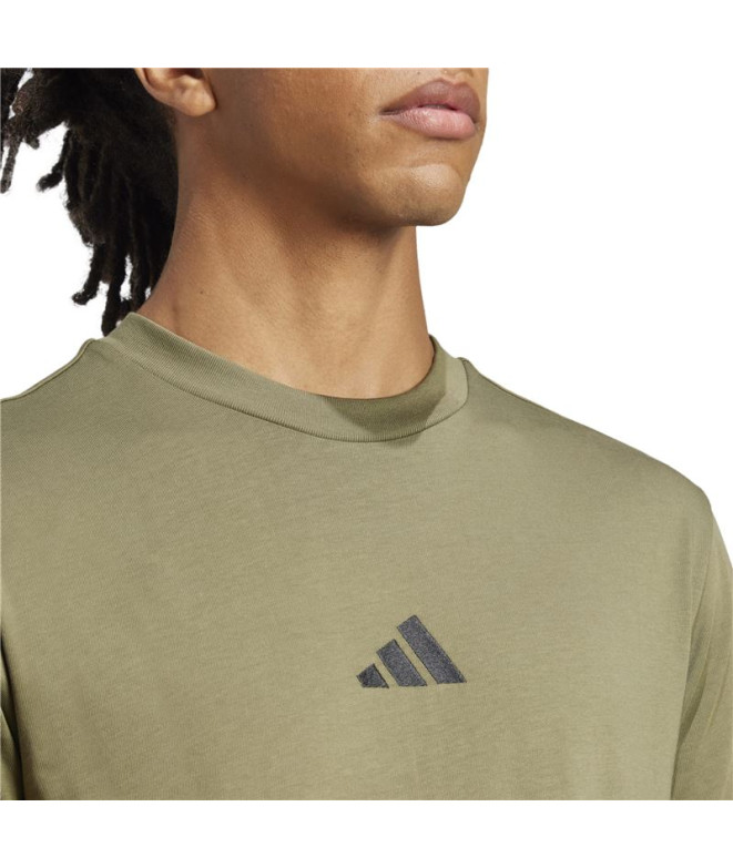 Camiseta adidas Sl Sj Homem Verde Escuro/Preto