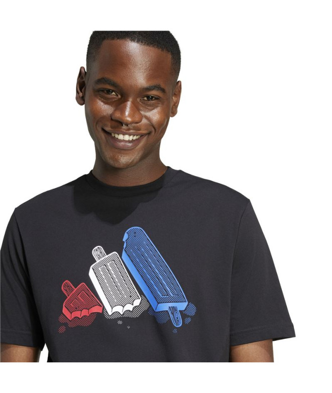 Camiseta adidas Ice Homem Preto