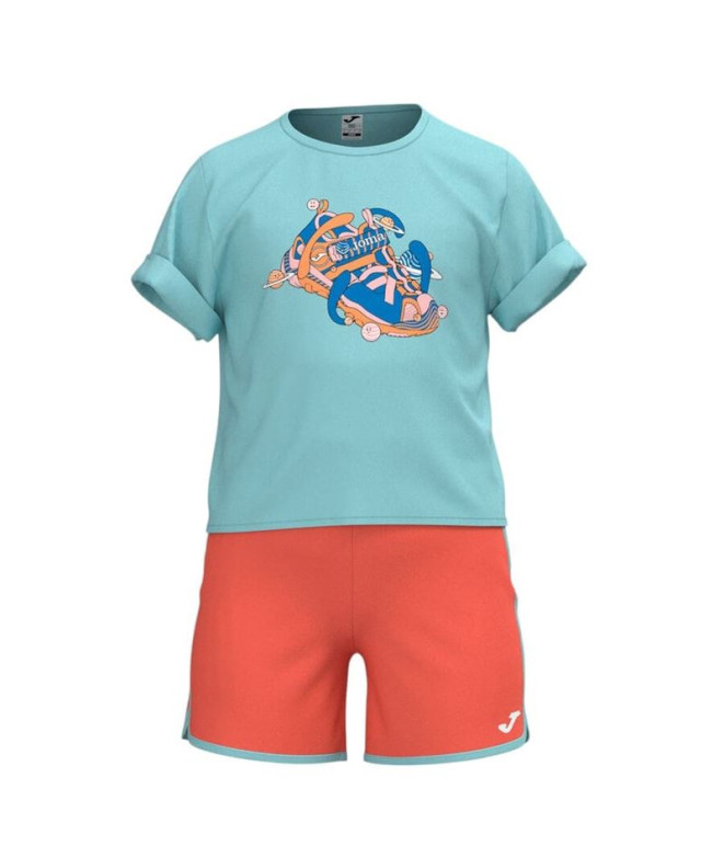 Fato de treino De Montanha Joma Camp Azul Coral Infantil