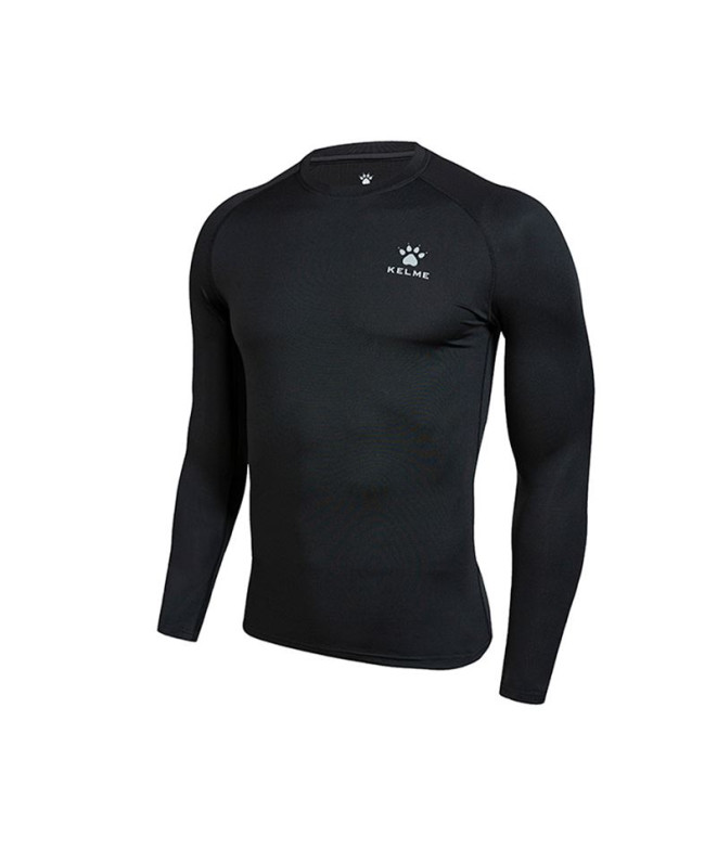 Camiseta Térmica de Futebol Kelme Camiseta Térmica L/S Chá Homem Preto