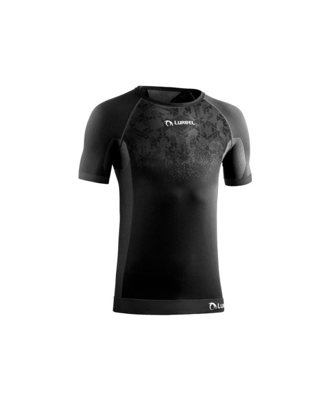Camiseta De Trail Lurbel Win Short Sleeves Hombre Sottobosco/Negro