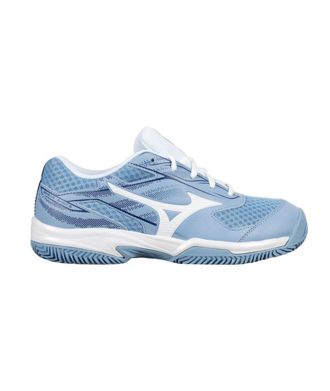 Zapatillas De Tenis Mizuno Break Shot 5 Cc Mujer Azul Celeste