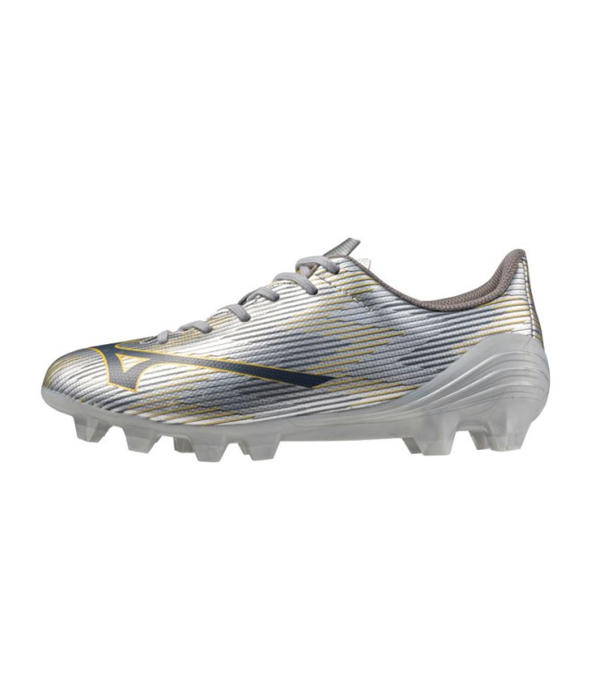 Botas De Futebol Mizuno Alpha Ii Select Jr Infantil Prateado