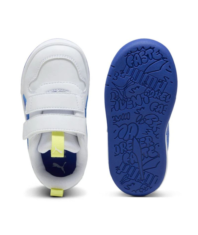 Sapatilhas Puma Multiflex Sl V Infantil Branco/