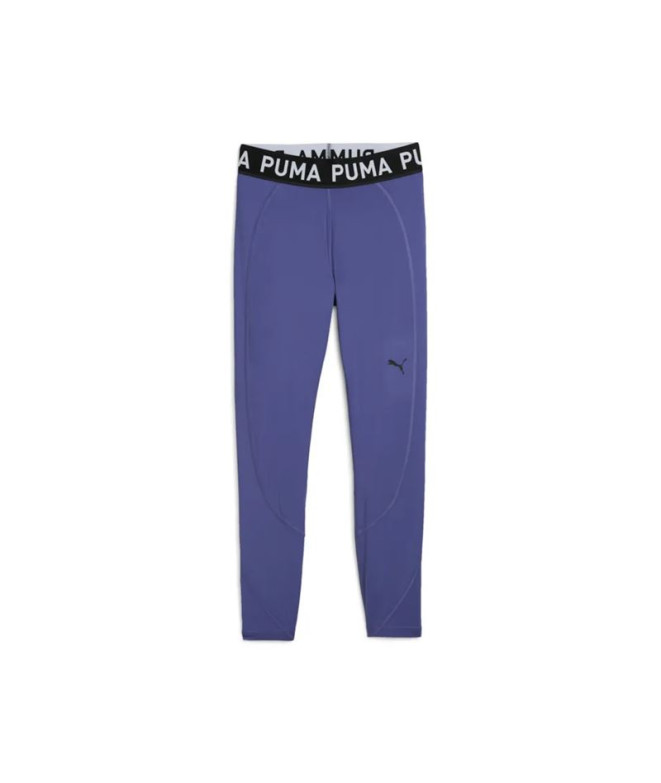 Malhas de Fitness Puma W Strong Mulher Azul Cristal