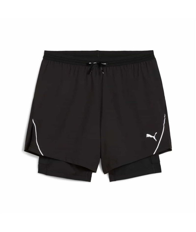 Pantalones De Running Puma M Run Ultraweave 2In, Black, Hombre