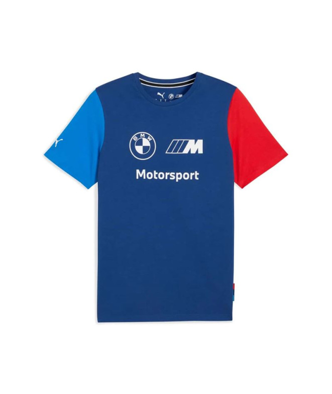 Camiseta Puma Bmw Essentials Logo ,Pro Blue M Co, Hombre
