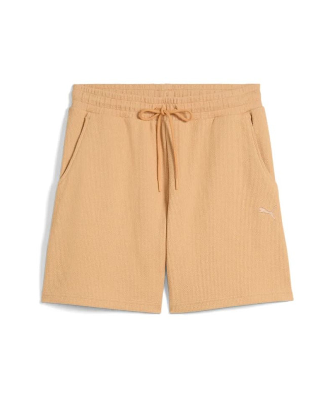 Pantalon Puma Her High-Waistwarm Beige Femme
