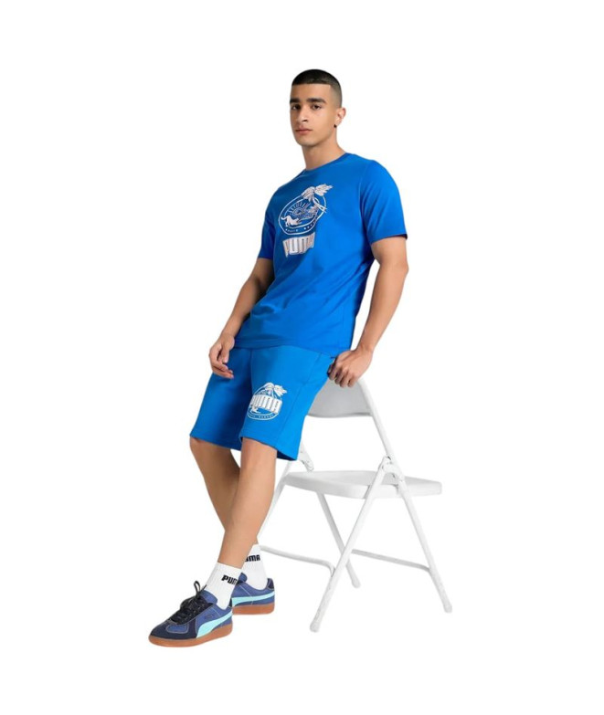 T-shirt Puma Palm Resort Graphic, Team Royal Homme