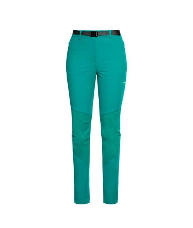 Pantalones Largos Trangoworld Troyes Mujer Verde