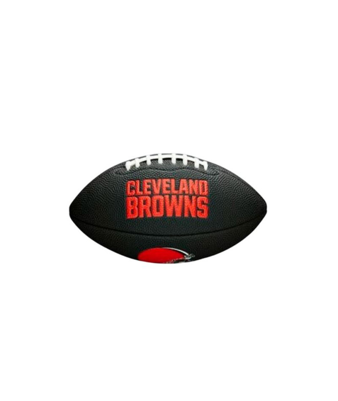 Bola de Futebol Americano Wilson Mini Nfl Team Soft Touch Fb Bl Cl Infantil Preto/