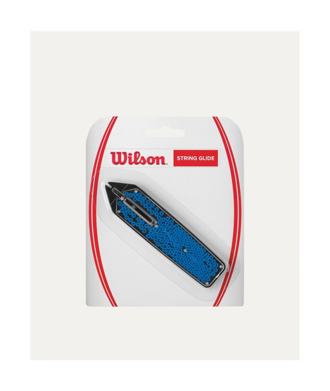 Maquina De Tenis Wilson String Glide Negro/Azul