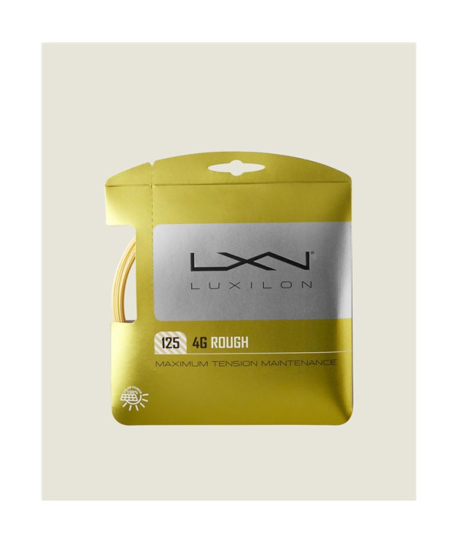 Cordaje De Tenis Wilson 4G Rough 125 Set Gold