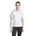 Camiseta de Running adidas Own The Run 3 Bandas Mulher Branco