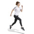 Camiseta de Running adidas Own The Run 3 Bandas Mulher Branco