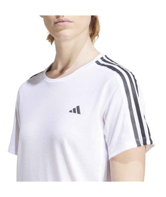 Camiseta de Running adidas Own The Run 3 Bandas...