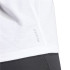 Camiseta de Running adidas Own The Run 3 Bandas Mulher Branco