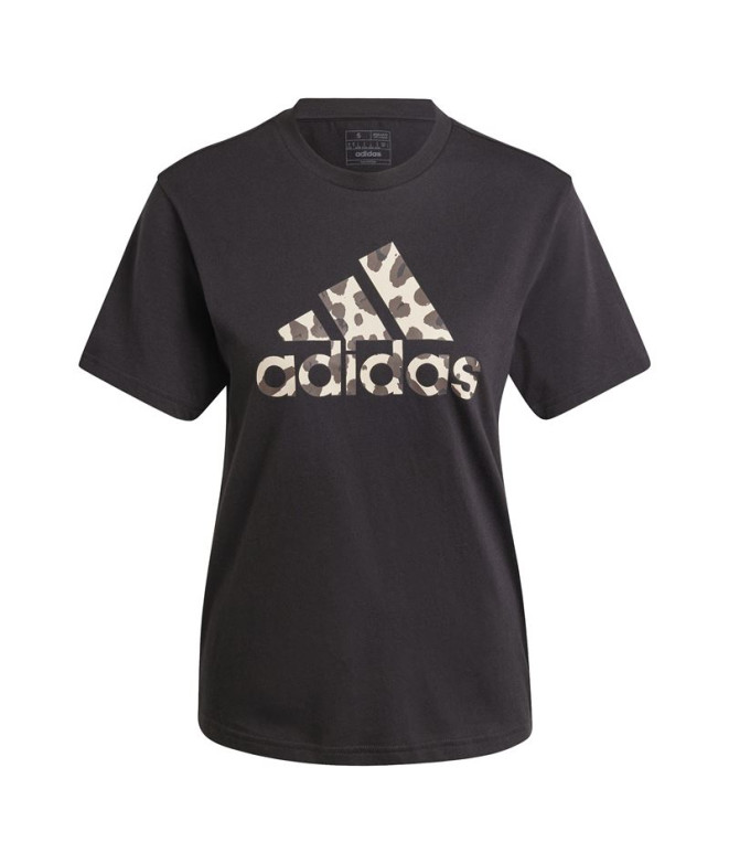 T-shirt adidas Animal Graphic Femme Noir