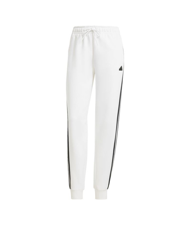 Pantalon adidas Future Icons 3 Bandas Regular Femme Blanc