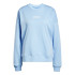 Sweat adidas Lin French Terry Swt Femme Bleu/Blanc