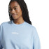 Moletom adidas Lin French Terry Swt Mulher Azul/Branco