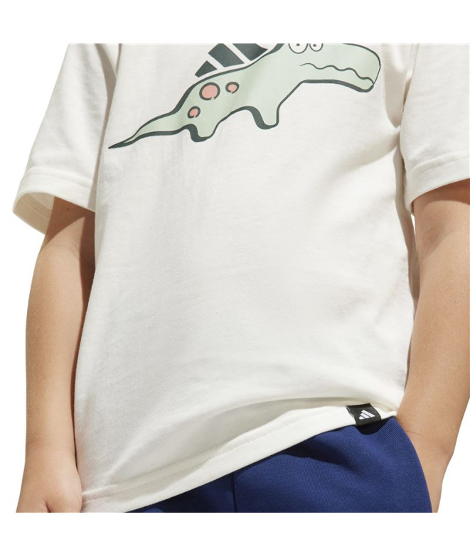 T-shirt adidas Lk Adrpt Enfant Blanc