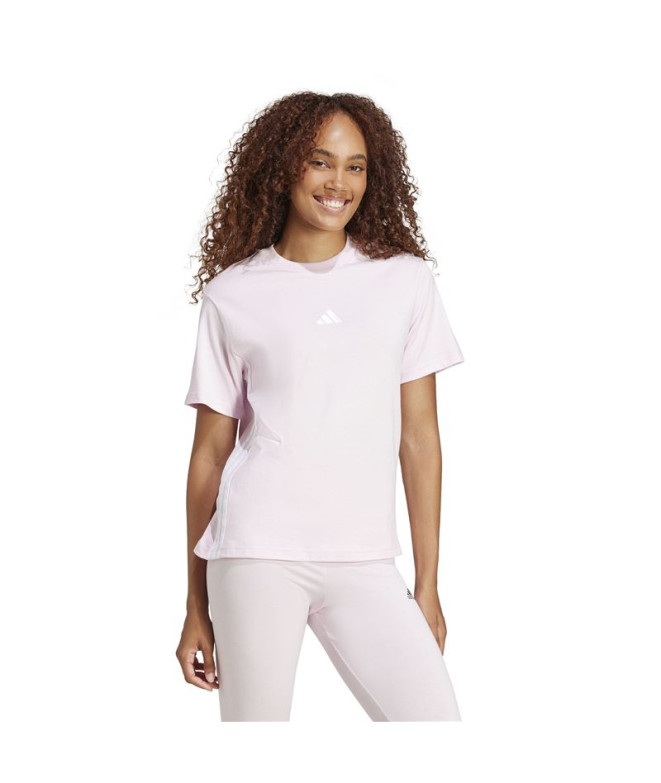 T-shirt adidas 3Bandas Sj Femme Rose
