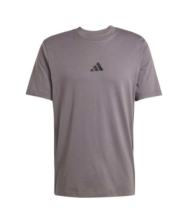 Camiseta adidas 3 Bandas Sj Homem Esdegr/Negro