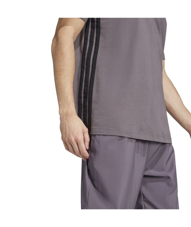 Camiseta adidas 3 Bandas Sj Hombre Esdegr/Negro