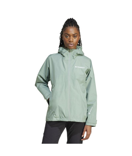 Veste de Montagne adidas Xpr 2L Gore Femme Verte 2