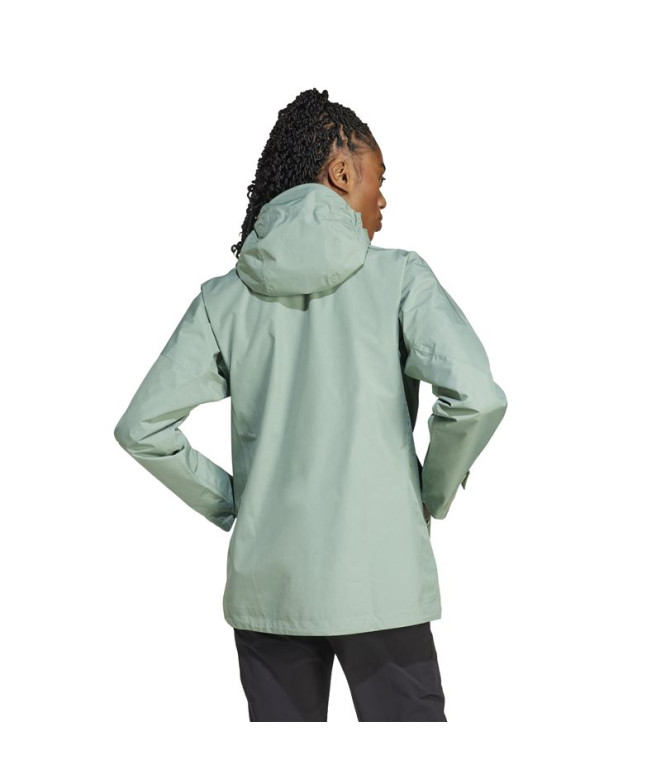 Casaco de Montanha adidas Xpr 2L Gore Mulher Verde