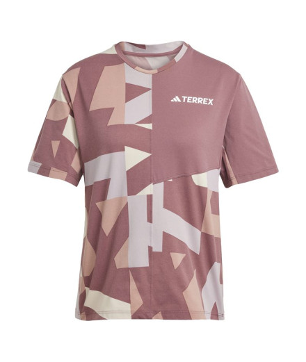 T-shirt de Montagne adidas Mt Aop Femme Violet