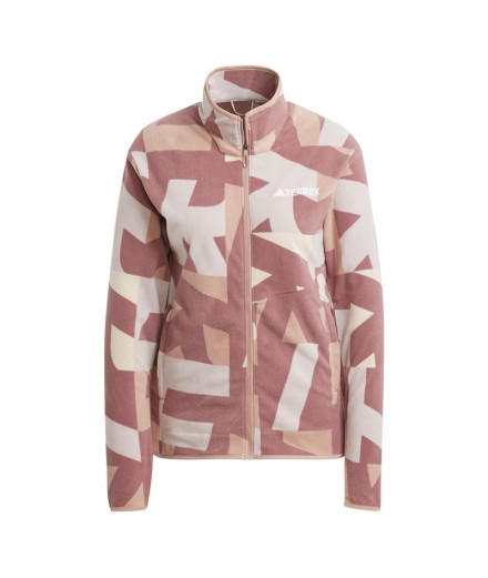 Polar de Montagne adidas Mt Aop Fz Fl Femme Beige