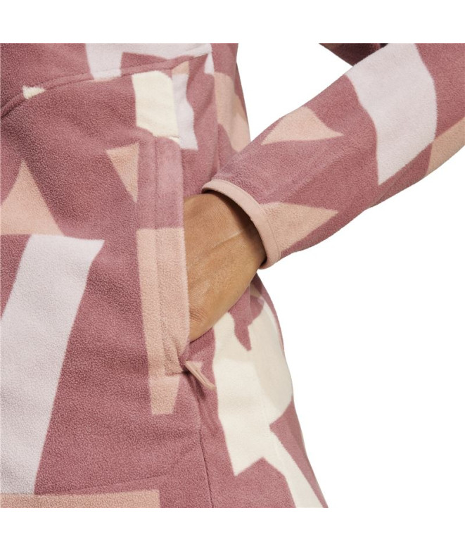 Polar de Montagne adidas Mt Aop Fz Fl Femme Beige