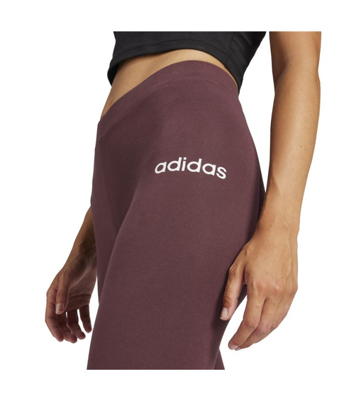 Collants adidas Lin Sj Femme Rubaur/Blanc