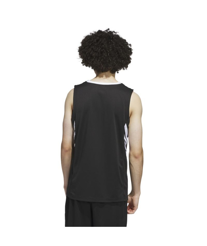 T-shirt de Basket-ball adidas 3-Stripes Tank...