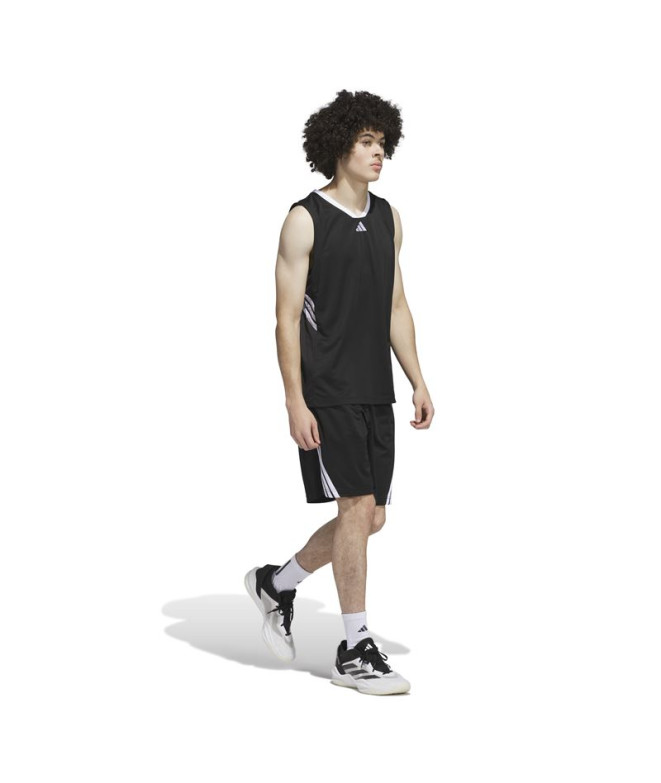 T-shirt de Basket-ball adidas 3-Stripes Tank...