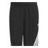 Pantalones de Baloncesto adidas 3 Bandas Hombre Negro/Blanco