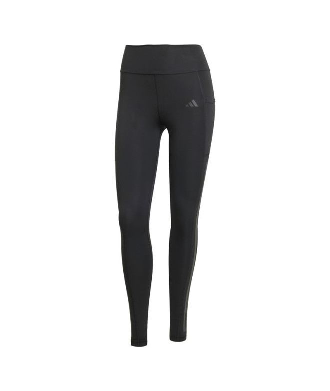 Mallas de Fitness adidas Opt 3 Bandas 1/1 Mujer Negro