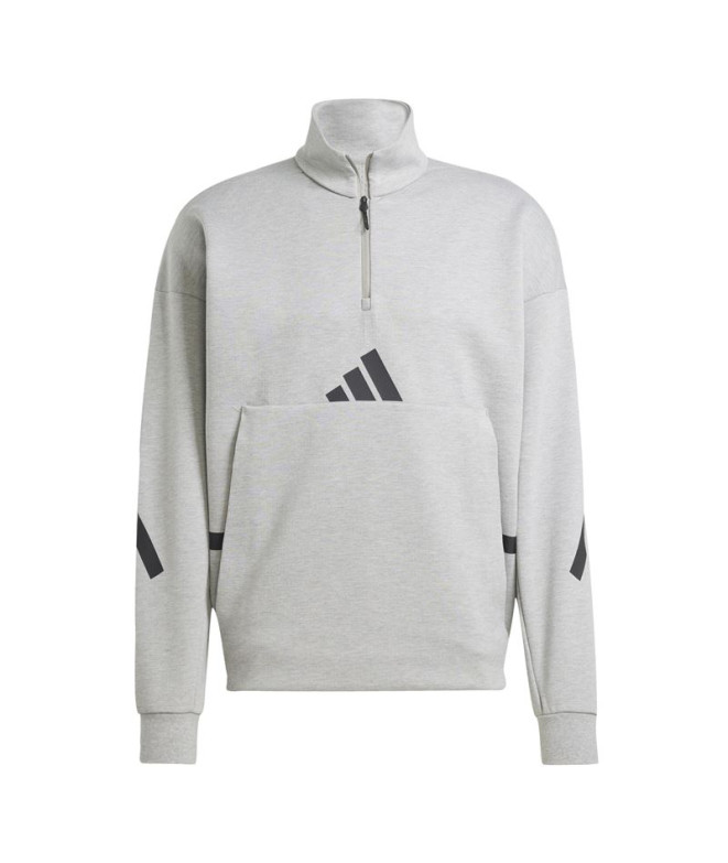 Sudadera adidas Z.N.E. H-Zip Hombre Gris