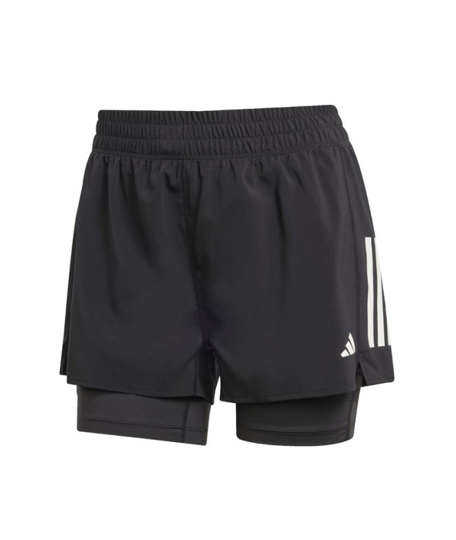 Pantalons de Running adidas Own the Run 2In1 Femme Noir