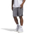 Pantalones de Baloncesto adidas 3-Stripes Short Hombre Gris/Negro