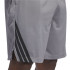 Pantalones de Baloncesto adidas 3-Stripes Short Hombre Gris/Negro