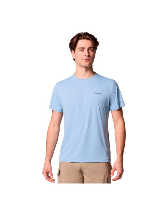 Camiseta de Montaña Columbia Zero Rules™ Light Ss Crew Hombre Azul
