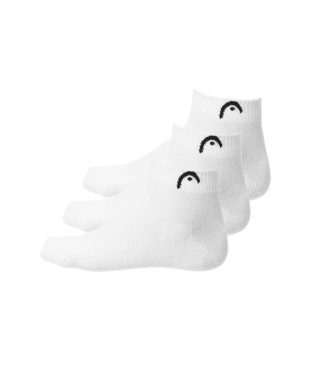 Meias Head Todos os Treinos Esportivos 3P brancos