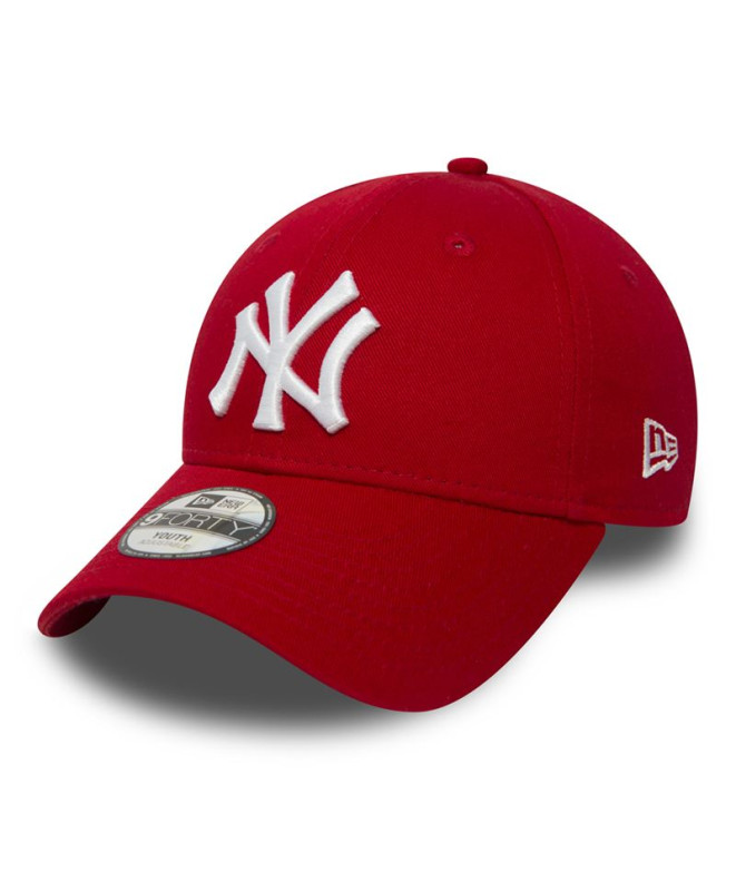 Boné New Era New York Yankees Essential Kids Red 9FORTY